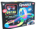 Battery operated RC LUMINOUS car and remote: CHOCKING HAZARD: The is only for its tracks. (Electro-mania)