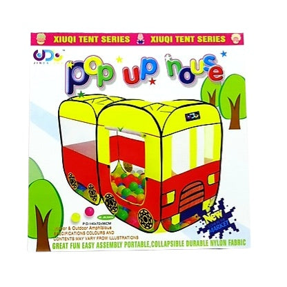 POP UP HOUSE TENT FOR KIDS, his play tent is easy to assemble and disassemble without need of any tools