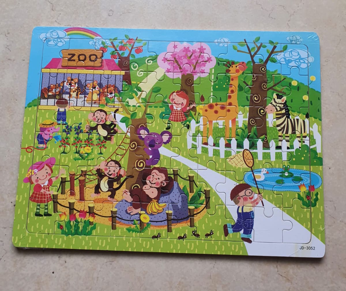 Large 60 Pieces Kid Toys Jigsaw Puzzle Game, Puzzle for Kids, Puzzle Games Puzzle Box, Jigsaw Puzzles for Kids Jigsaw Brain Games, Kids Toys