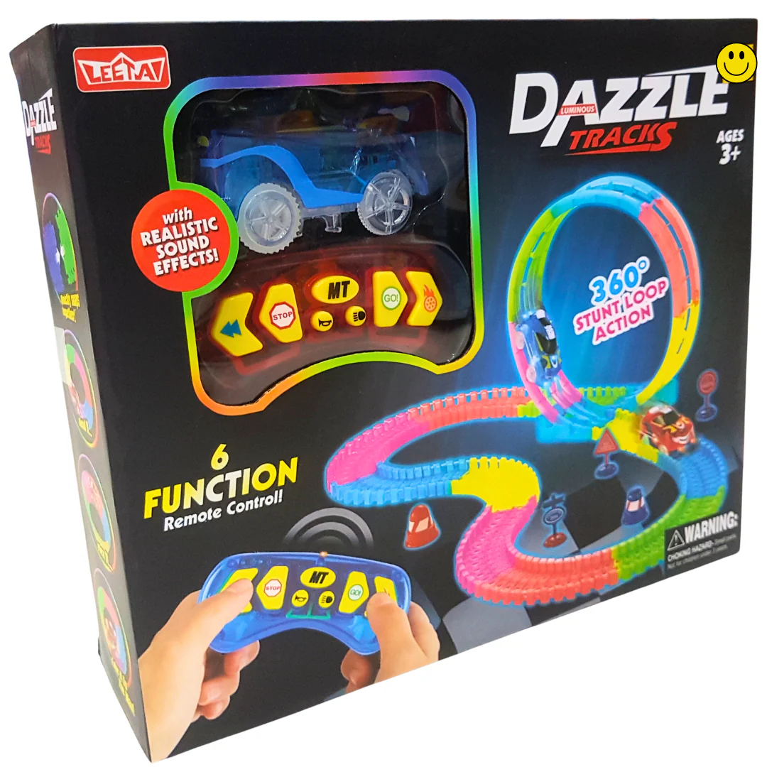 LEETAX Dazzle Tracks Remote Control Adventure set.
