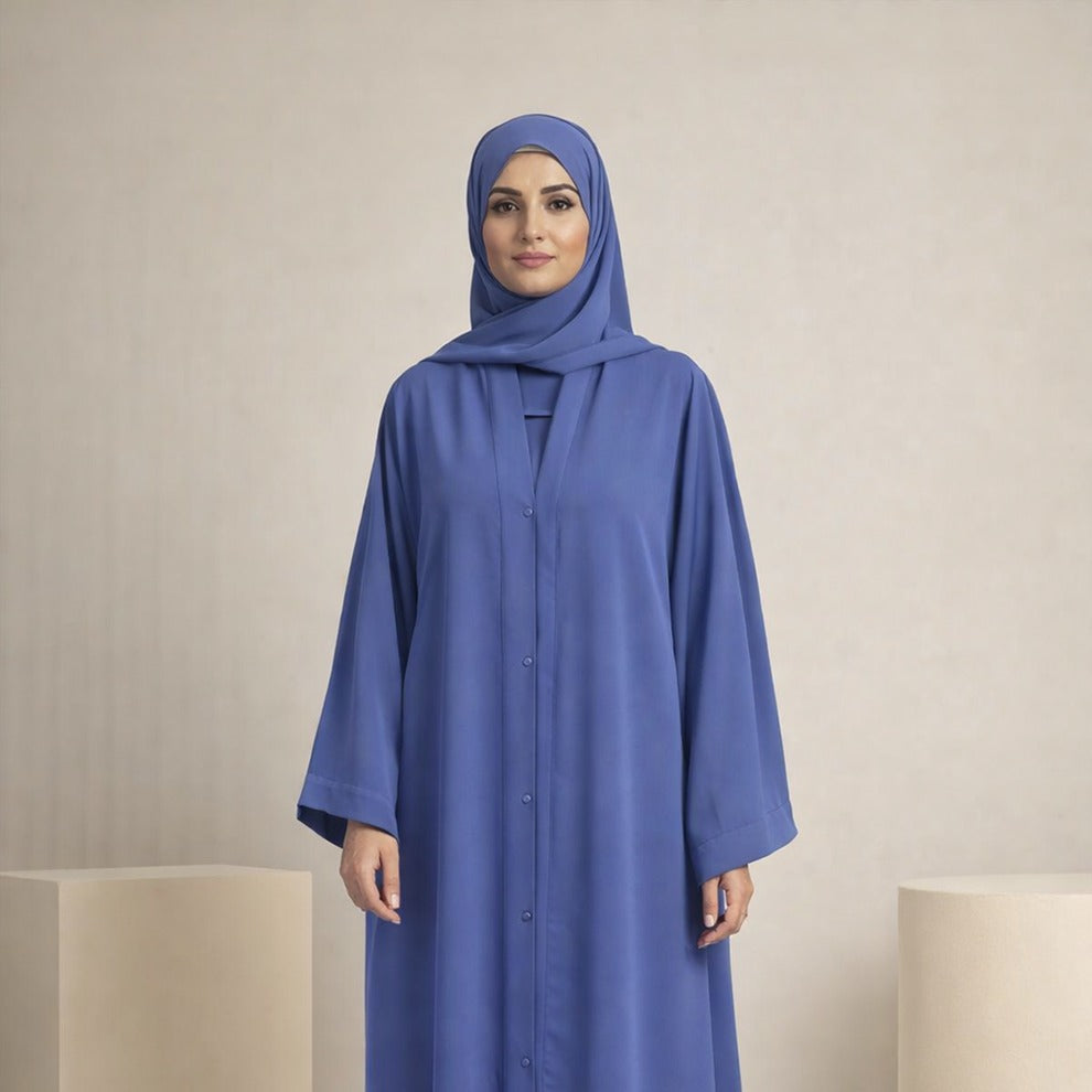 Elastic Open Front Abayas For Girls & Women | New Girls Abaya Collection| Ladies Abaya New Collection | New Article Derwesh Hijab | Derwesh Hijab Original | For Women | For Girls