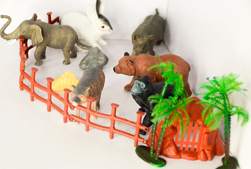 Predators Jungle and Farm Animal Set