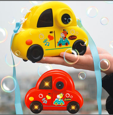 Electric Light Music Bubble Machine Toy Taxi Car Bubble