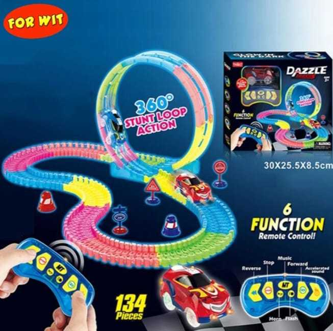 LEETAX Dazzle Tracks Remote Control Adventure set.