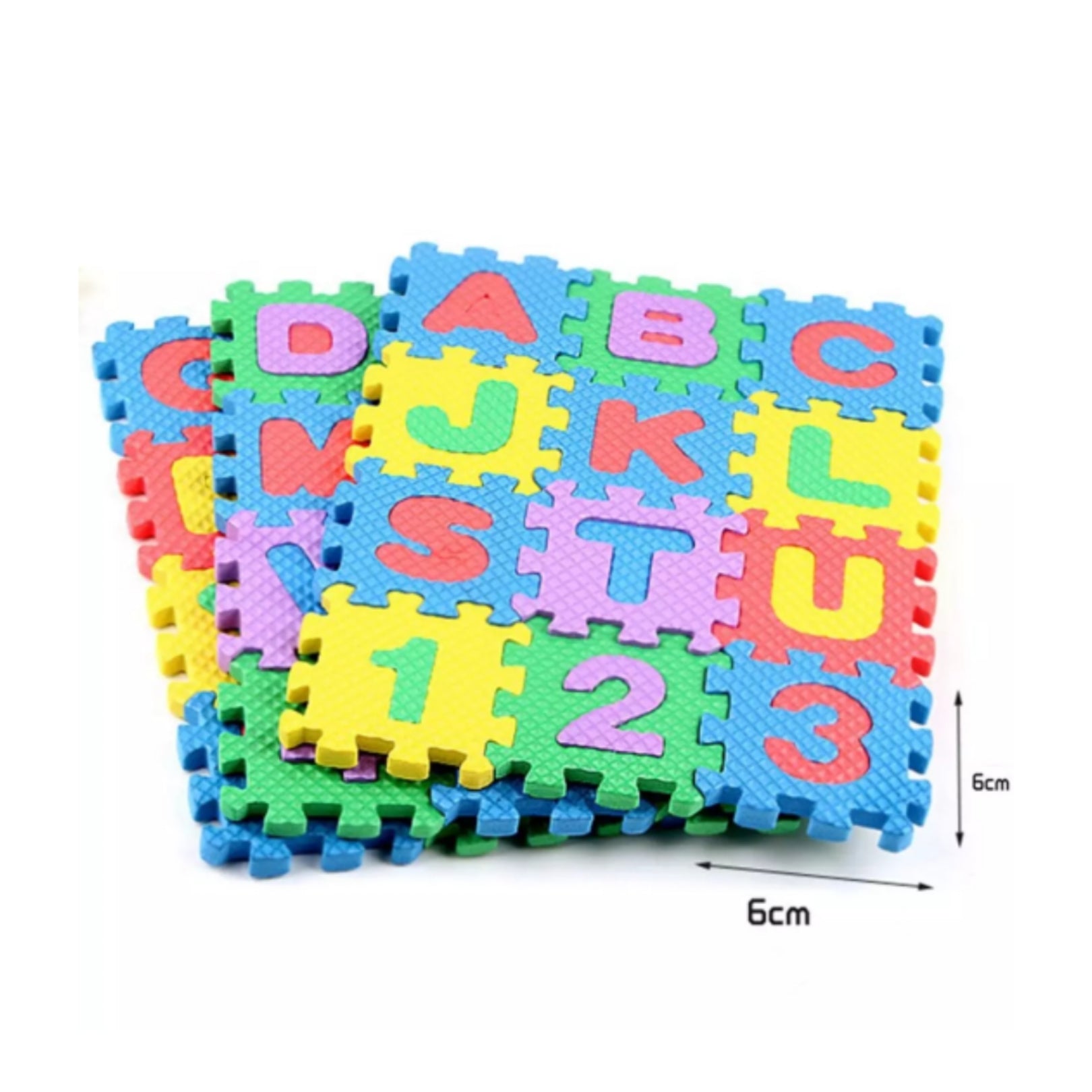 56pcs Kids Puzzles Toys EVA Foam Mat Alphabet Letters Puzzle Children Intelligence Development (ELECTRO-MANIA) No Ratings