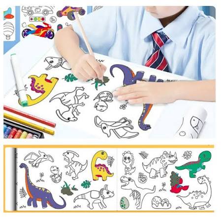drawing paper rolls for kids