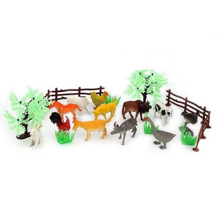 Predators Jungle and Farm Animal Set