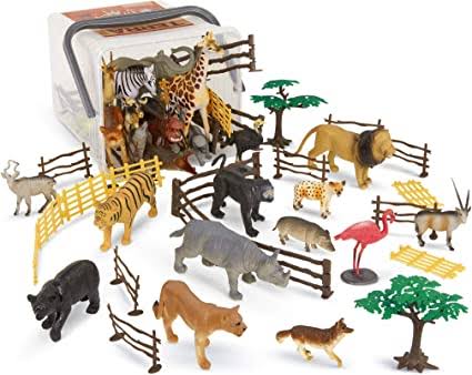 Predators Jungle and Farm Animal Set