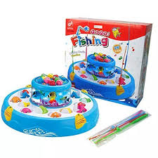 Fishing Game for Kids Double Layer Rotating