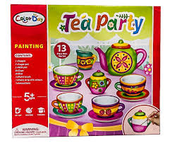 TEA PARTY: TEA SET FOR KIDS "CREAT YOUR OWN DESGIN