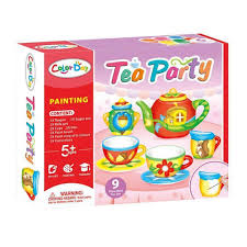 TEA PARTY: TEA SET FOR KIDS "CREAT YOUR OWN DESGIN