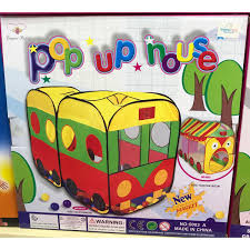 POP UP HOUSE TENT FOR KIDS, his play tent is easy to assemble and disassemble without need of any tools