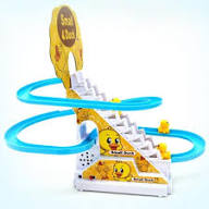 Duck Slide Toy Set with Lights & Music – Automatic Stair-Climbing Ducklings Race Track
