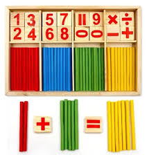 Intelligent Sticks Math Learning Toy - Multicolor