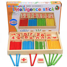 Intelligent Sticks Math Learning Toy - Multicolor