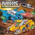 Transforming Dinosaur Car Toys 2 in 1 Automatic Deformation
