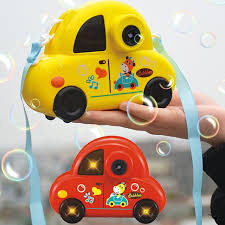 Electric Light Music Bubble Machine Toy Taxi Car Bubble