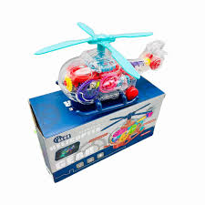 Electric Universal Transparent Mechanical Gear Helicopter