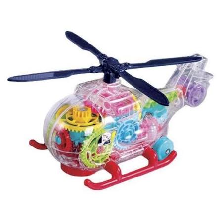 Electric Universal Transparent Mechanical Gear Helicopter